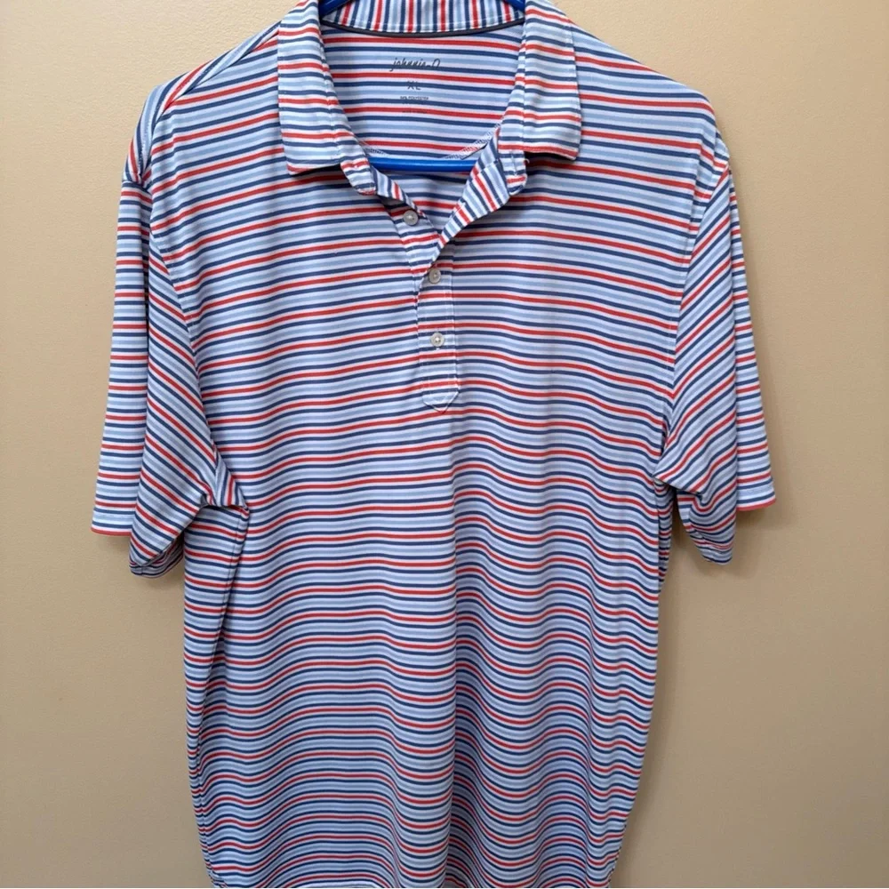 johnnie-O Multicolor Striped Polo Shirt - Picture 2 of 6